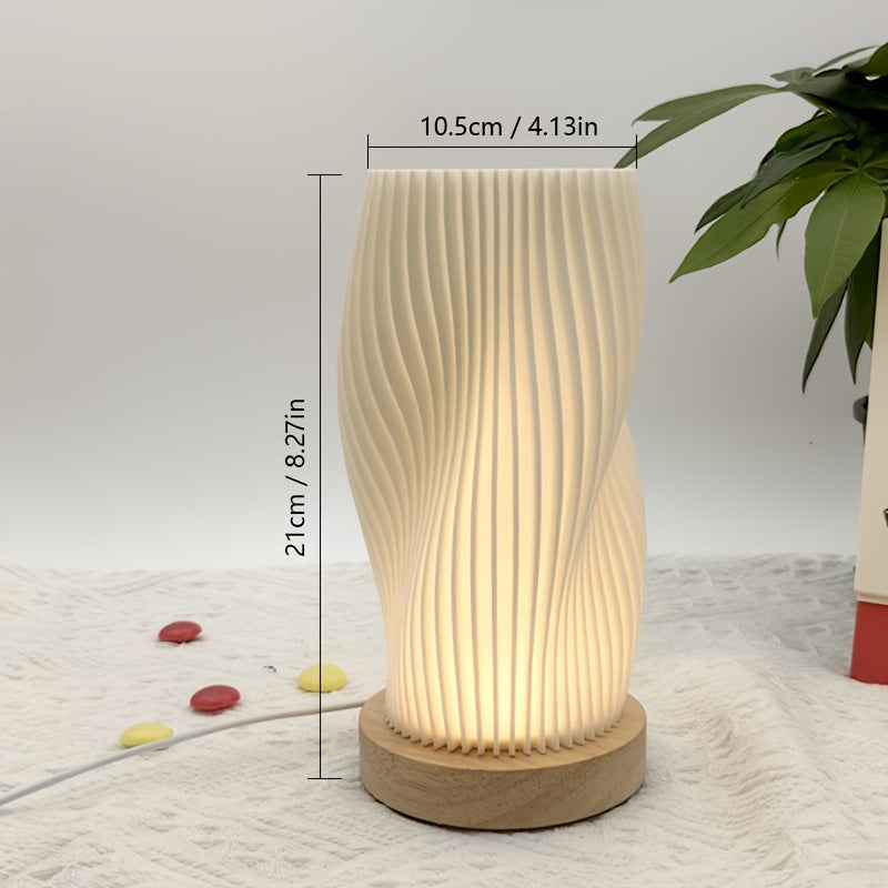 CozyLight – Dimmable LED Night Light with Wood