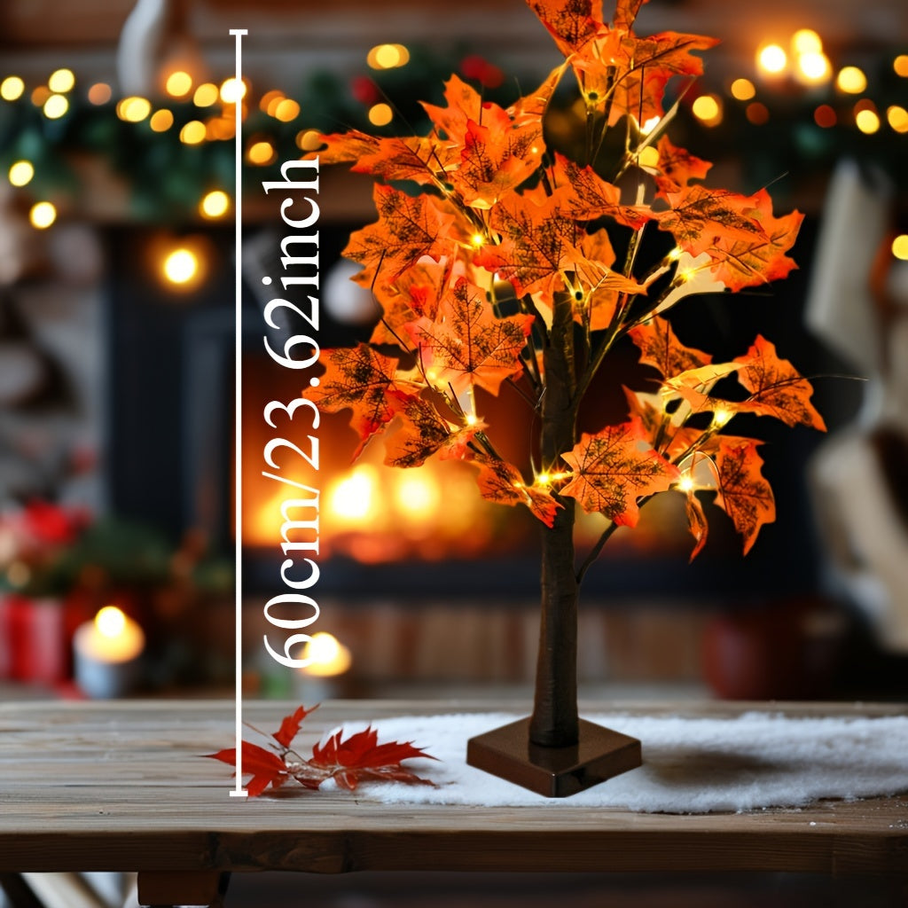 MapleGlow – LED Maple Tree Table Lamp with USB