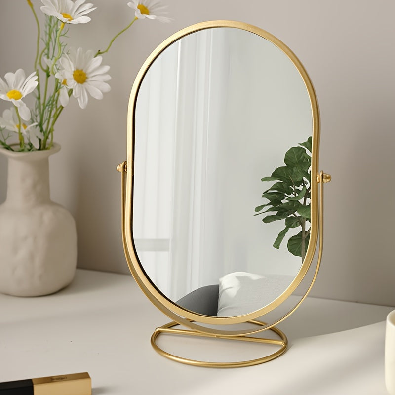360° View – Elegant Makeup Mirror for all angles
