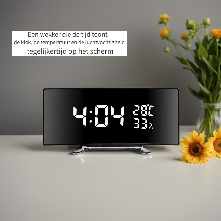 SmartClock - Slim LED Alarm Clock with USB Function