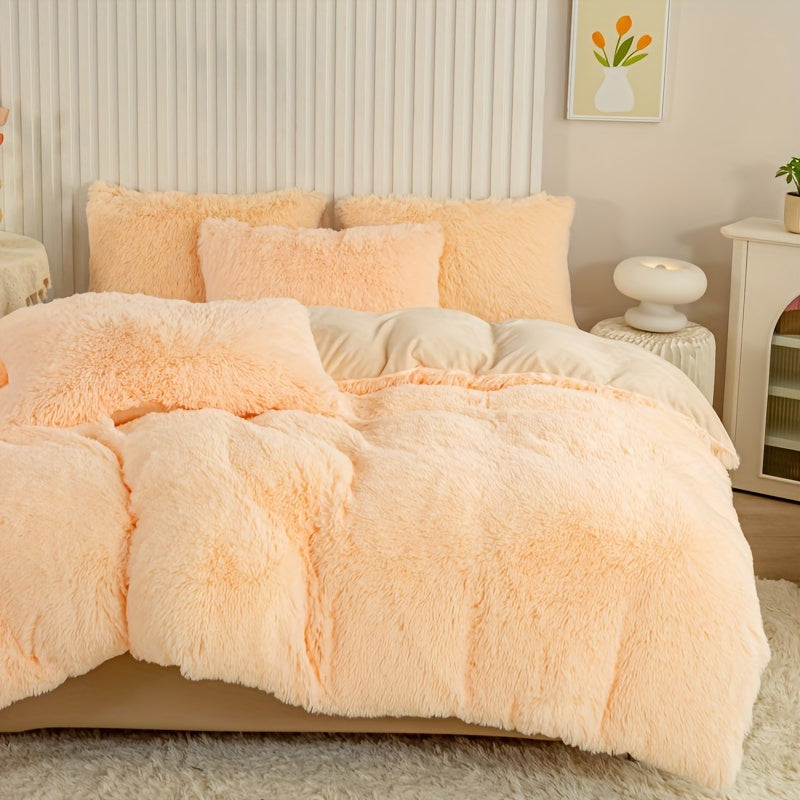 Ultra Plush Plush Bedding Set with Zipper - Luxury &amp; Comfort