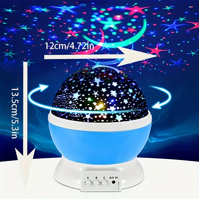 StarGlow Projector - LED Night Light with Colors and USB