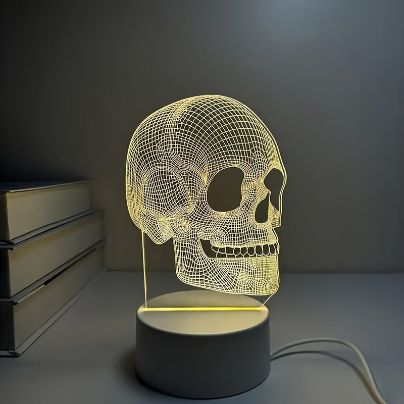 SkullGlow Lamp - Unique 3D LED Table Decoration