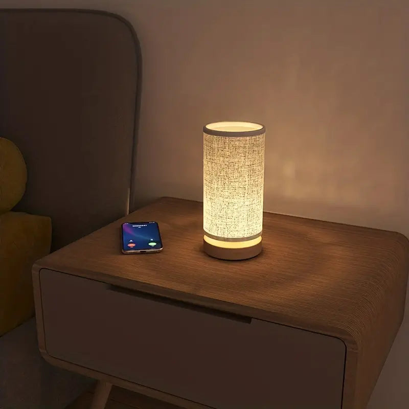 LinoGlow - Atmospheric Linen Night Light for Bedroom