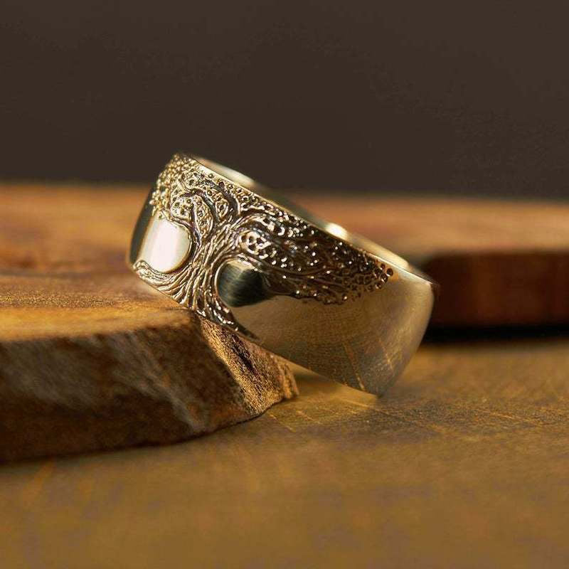Elegant ring with the tree of life - Lina 