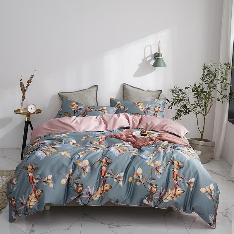 Blue-gray Infinity – Luxury Bedding Set