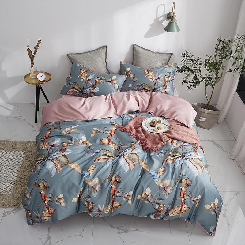 Blue-gray Infinity – Luxury Bedding Set