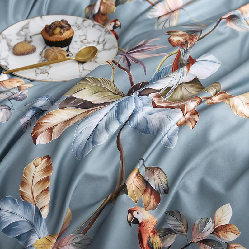 Blue-gray Infinity – Luxury Bedding Set