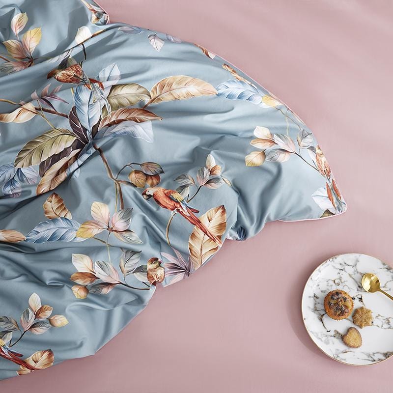 Blue-gray Infinity – Luxury Bedding Set