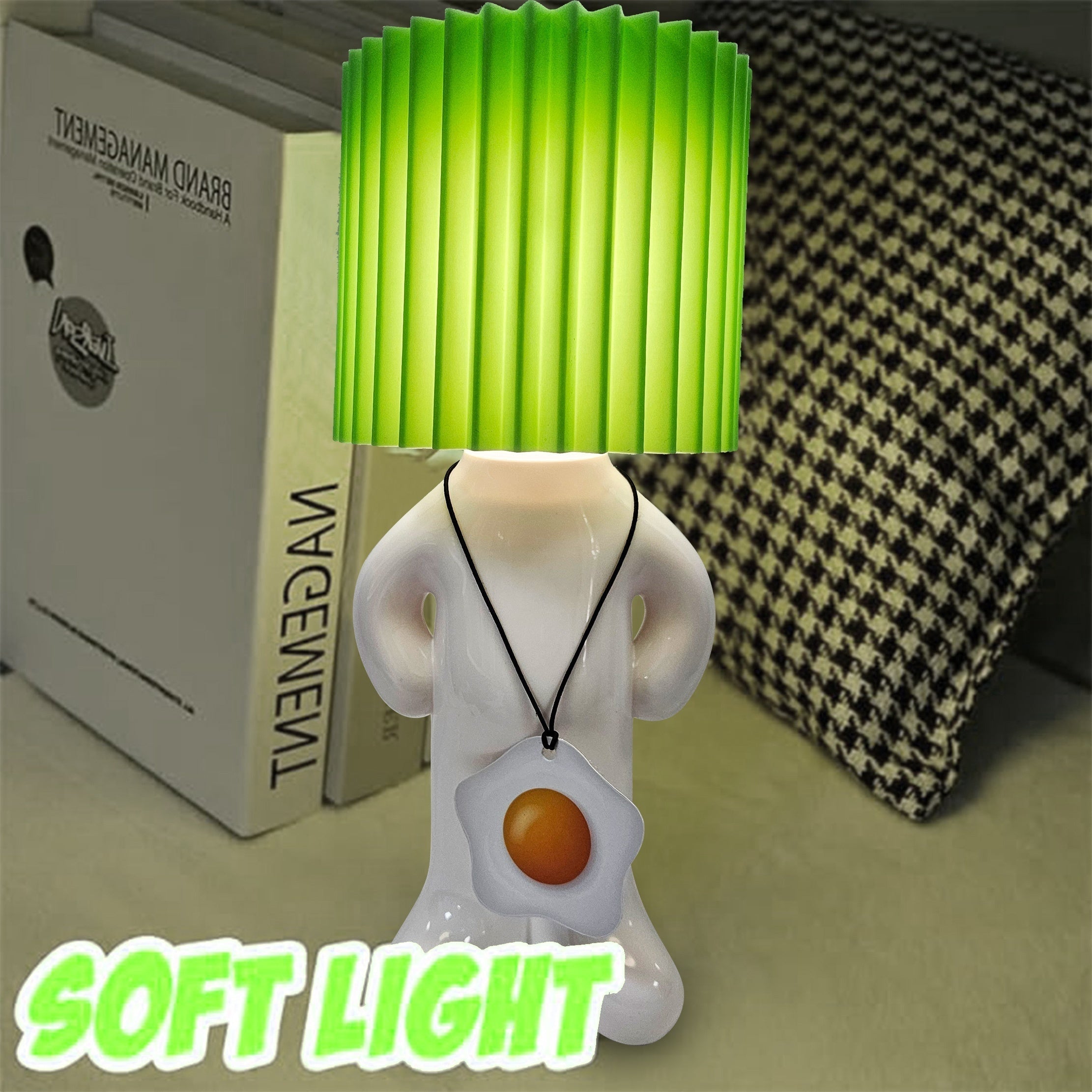 GlowCraft Lamp - Dimmable Acrylic LED with Push Button