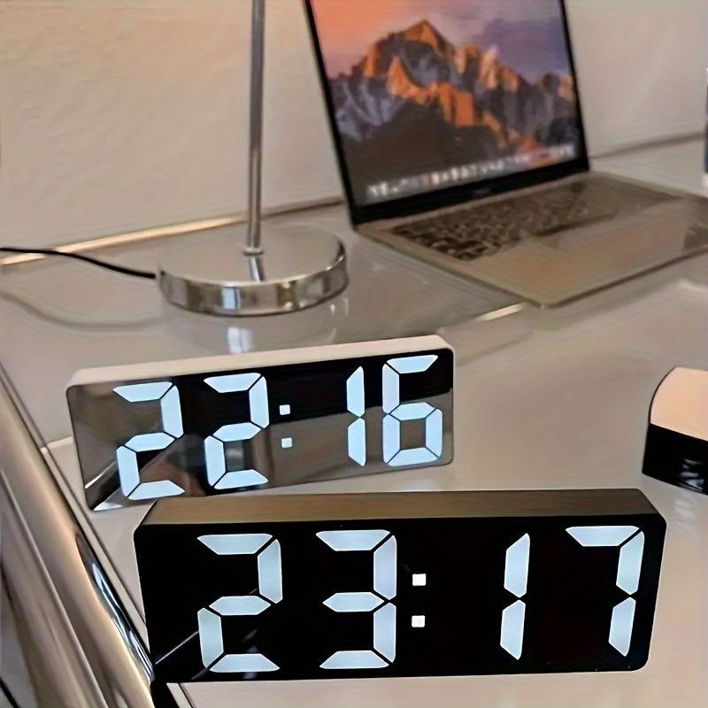 DigiGlow Clock - Modern LED Alarm Clock with Display
