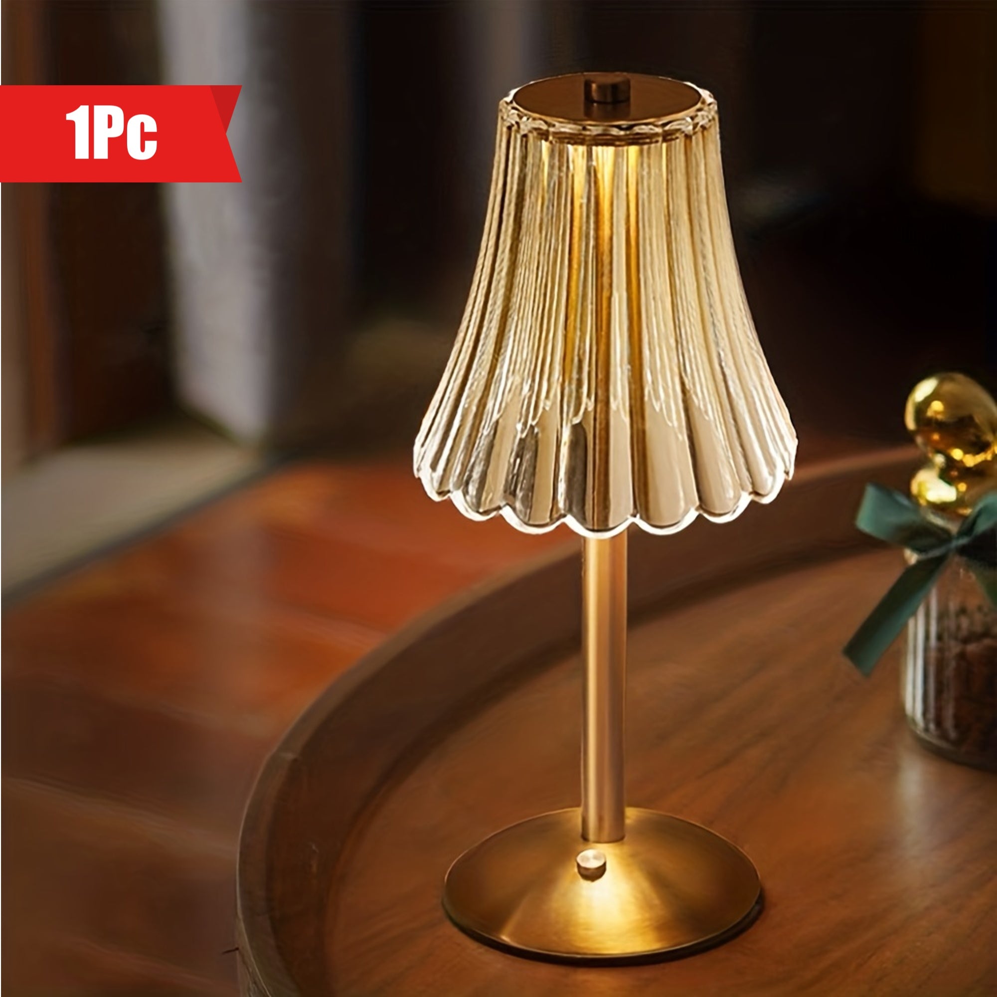 Crystaluxe Lamp - LED Crystal Table Lamp with Touch Function