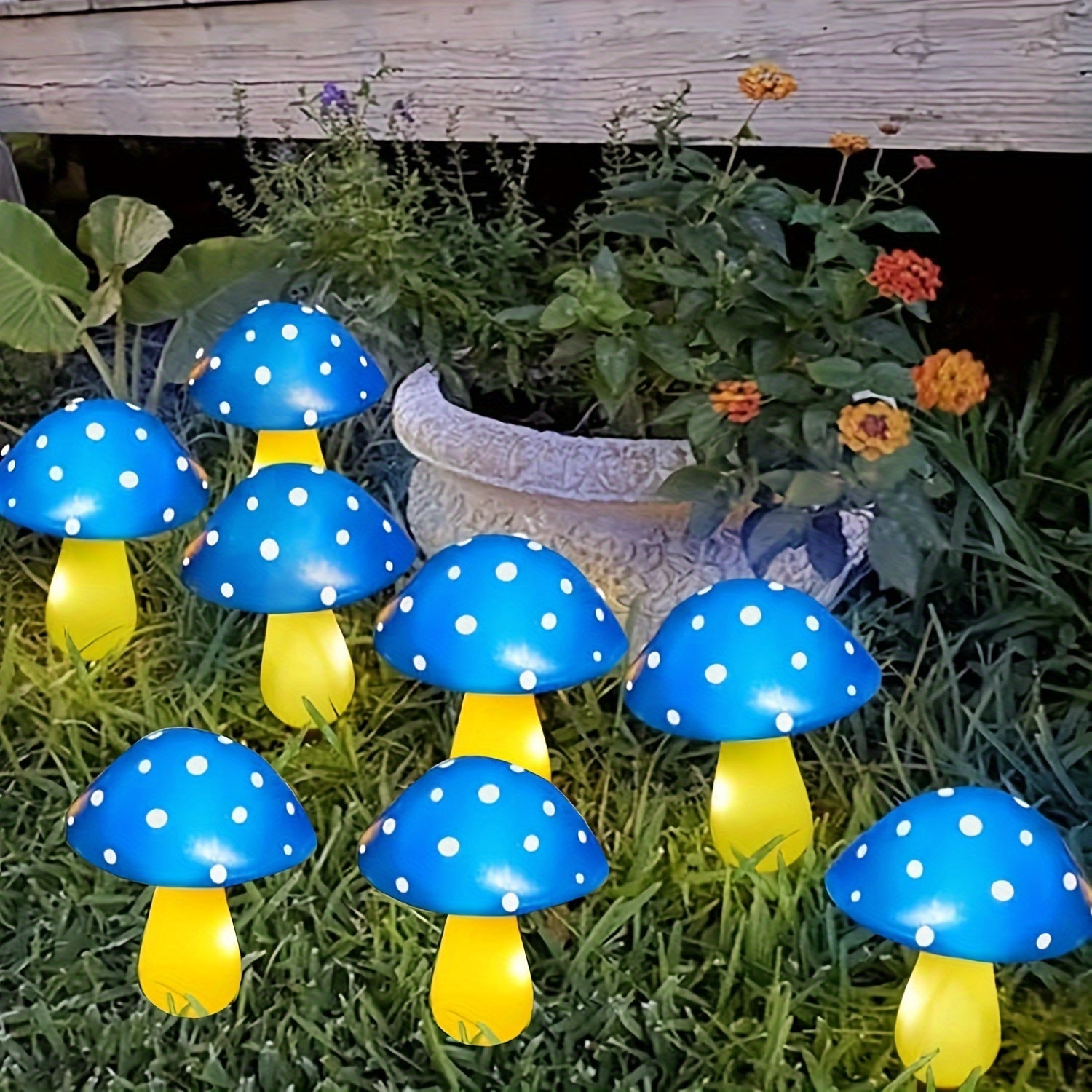 SolarGlow Lamp - Energy Efficient Garden Lighting with 8 Modes