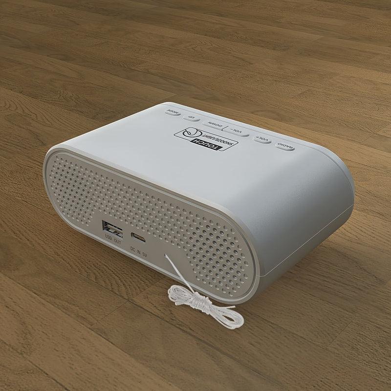 TimeGlow Väckarklocka – LED Digital Radio med Snooze