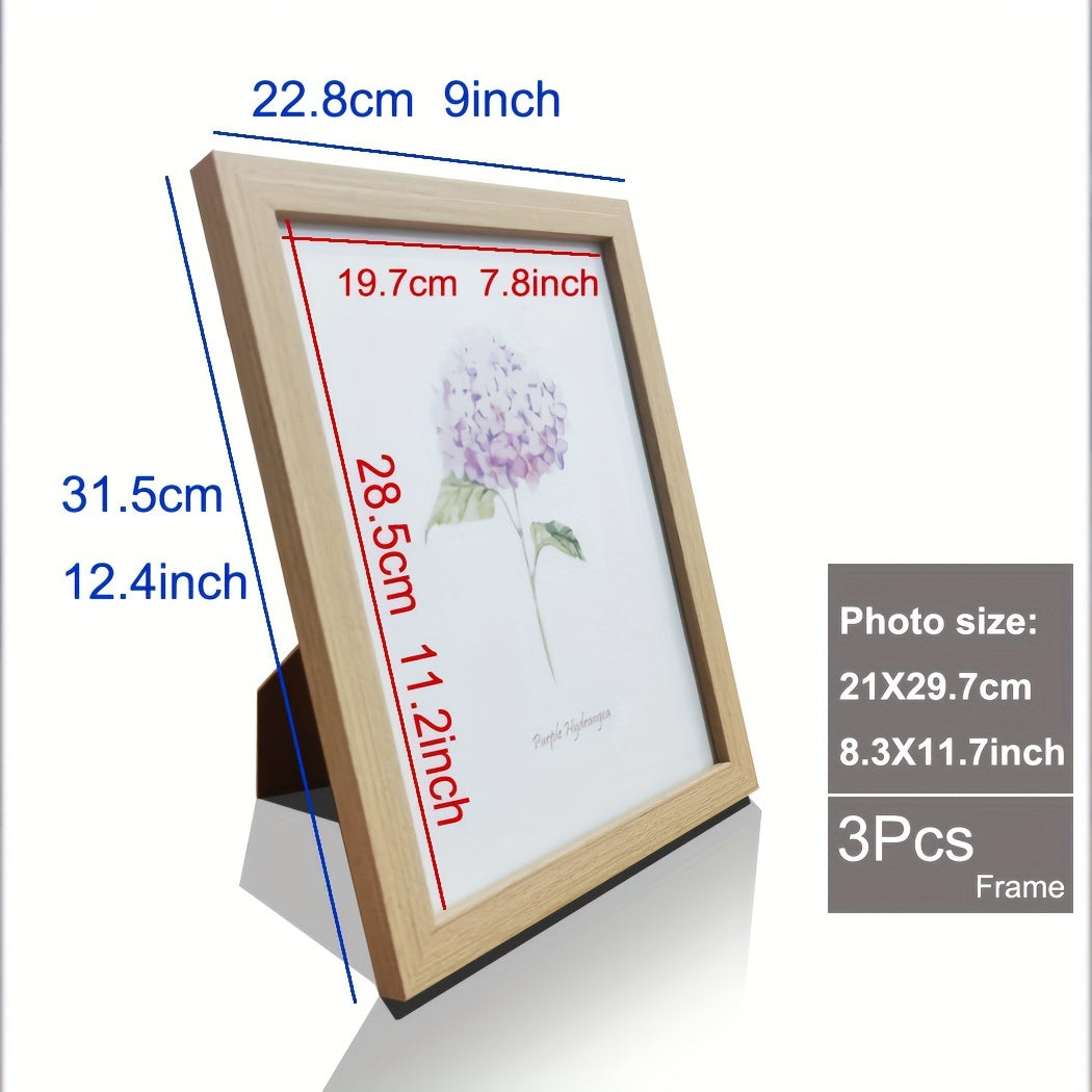 Timeless Memories - Set of 3 Wooden Frames