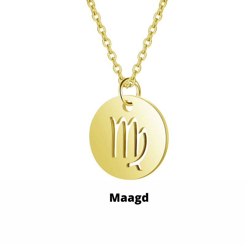 Zodiac Sign Necklace | Durable RVS, Stays Shiny!
