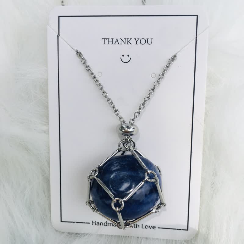 Elegant natural crystal necklace - Iris edition
