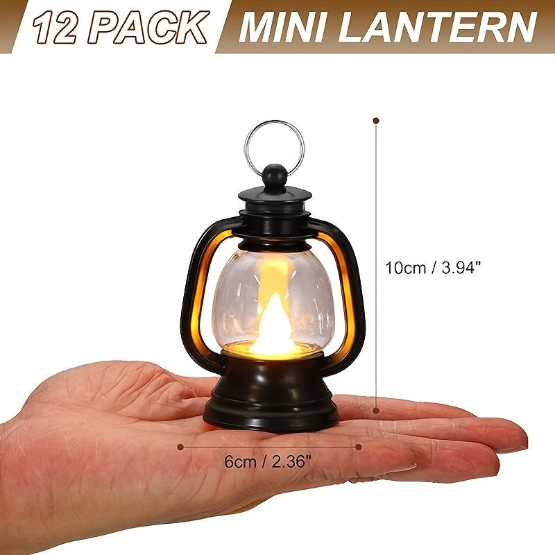 Retro LED Mini Lanterns – Atmospheric Lighting for Parties