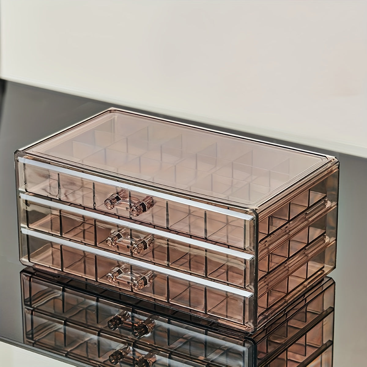 EleganceBox - Luxury Jewelry Organizer with 72 Compartments
