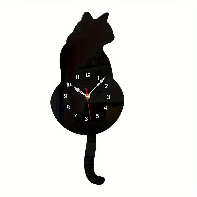SwingTail Clock - Style Schommelstaart Cat Wall Decoration