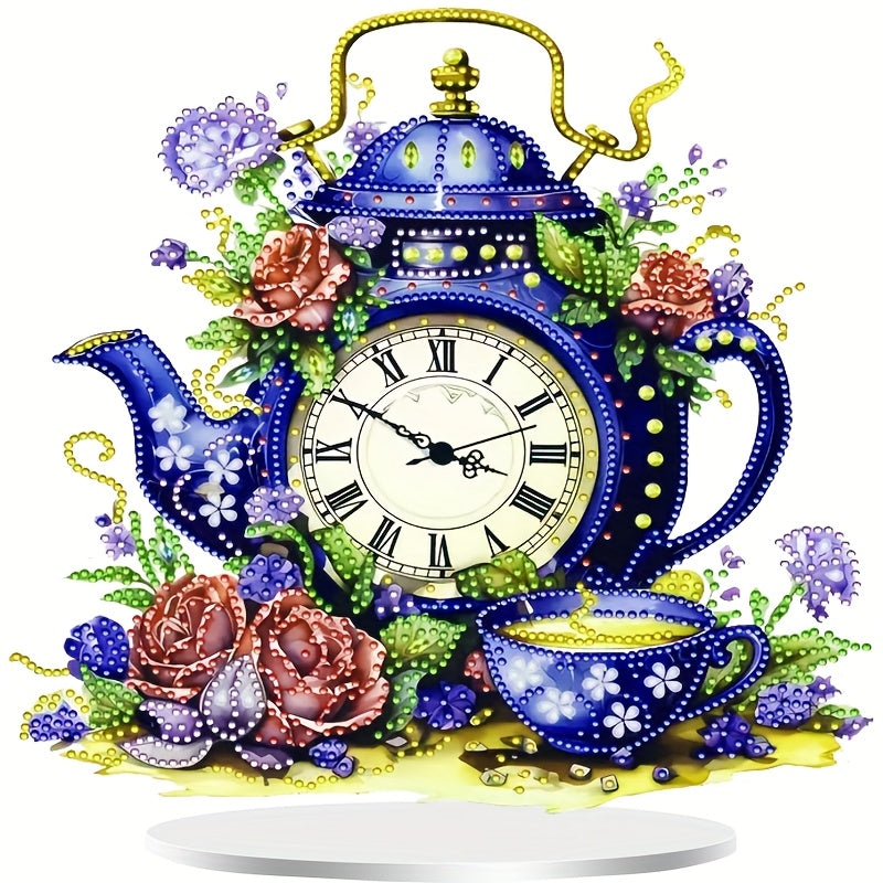 DecoClock - Stylish Acrylic Teapot Clock