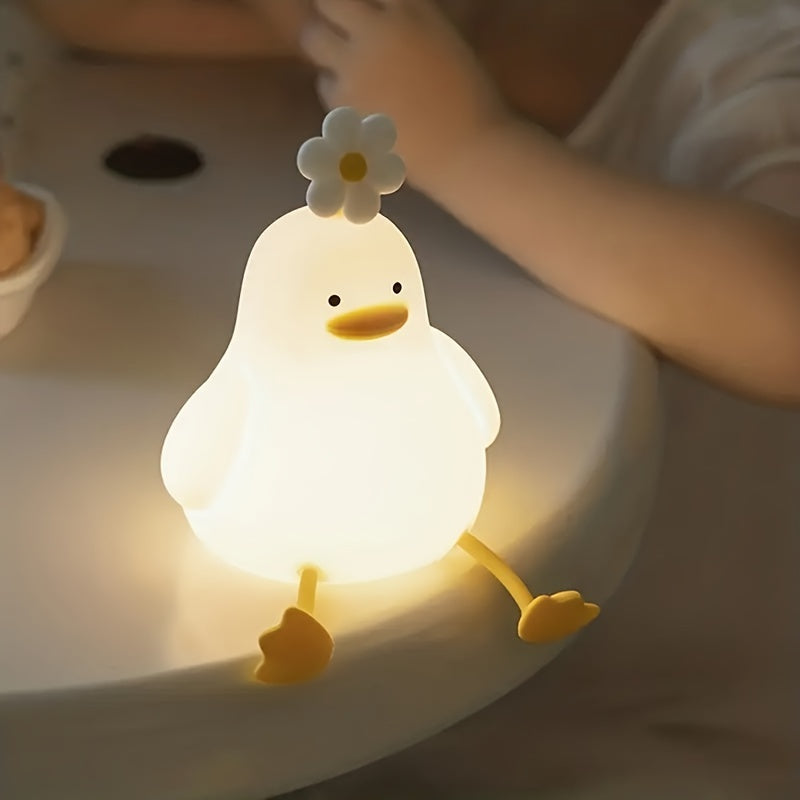 BloomDuck – Dimmable Silicone Night Light with Folding Function