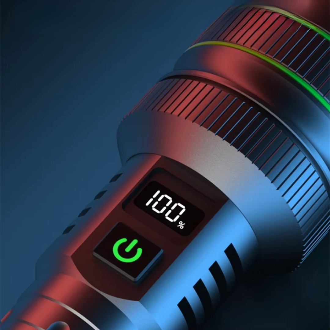PowerBeam - Powerful LED flashlight with zoom function