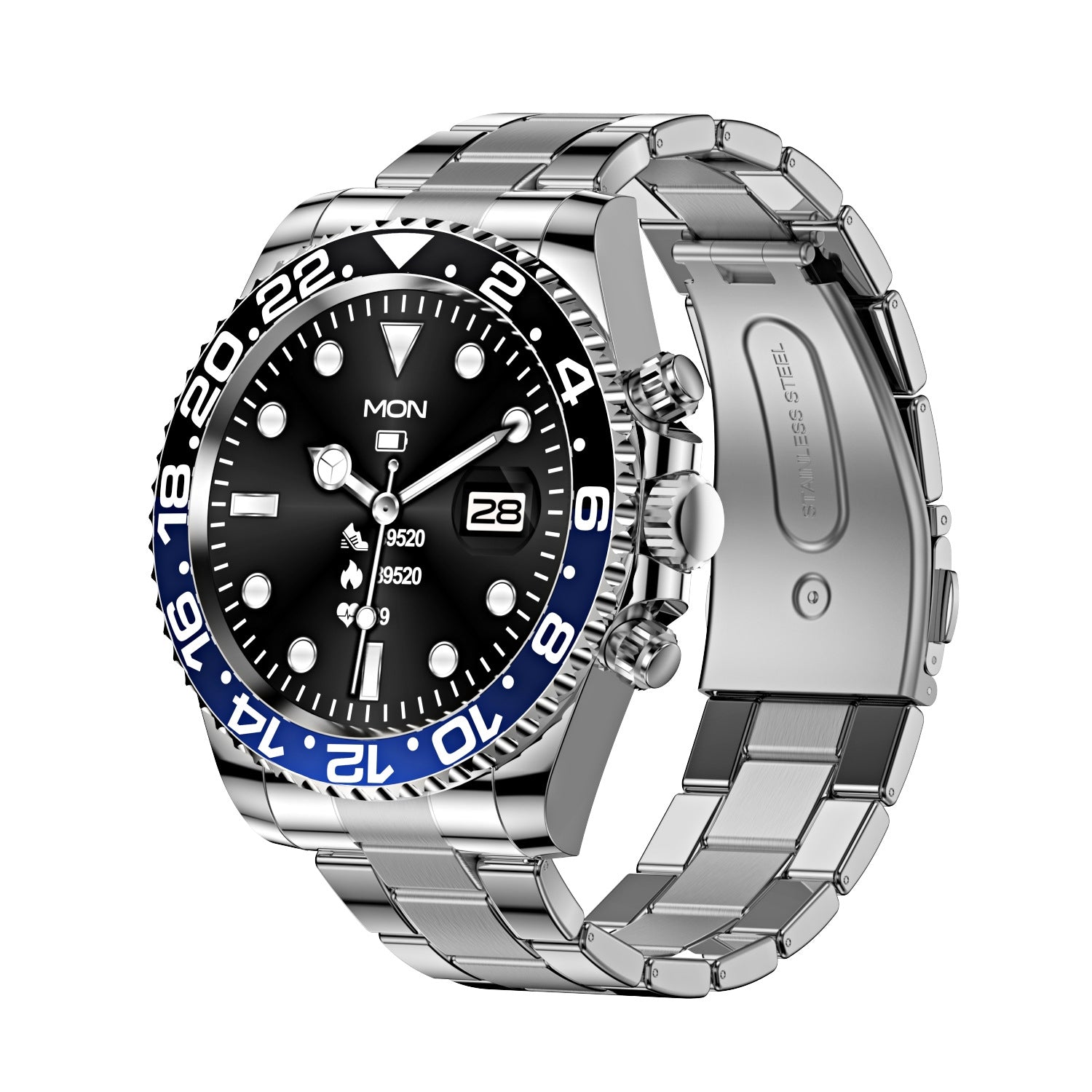 PowerTech Smartwatch - Stylish Health Monitor for Active Lifestyle