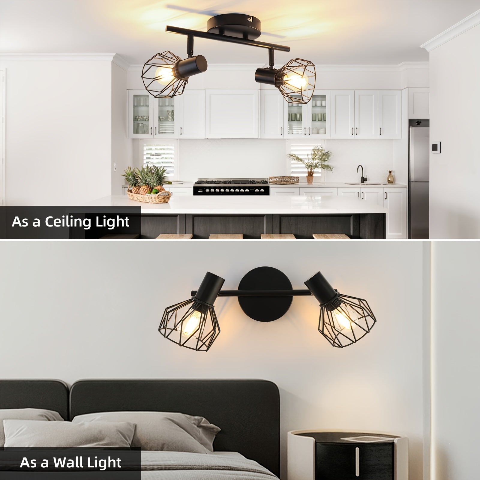 SpotFlex Light – Adjustable LED Ceiling Light with 2 Balls