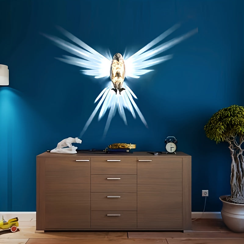 UggleLjus Vägglampa - Geometrisk LED Väggdekoration
