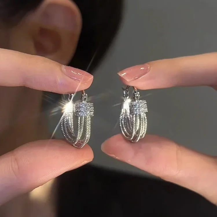 Stylish geometric earrings - Aria