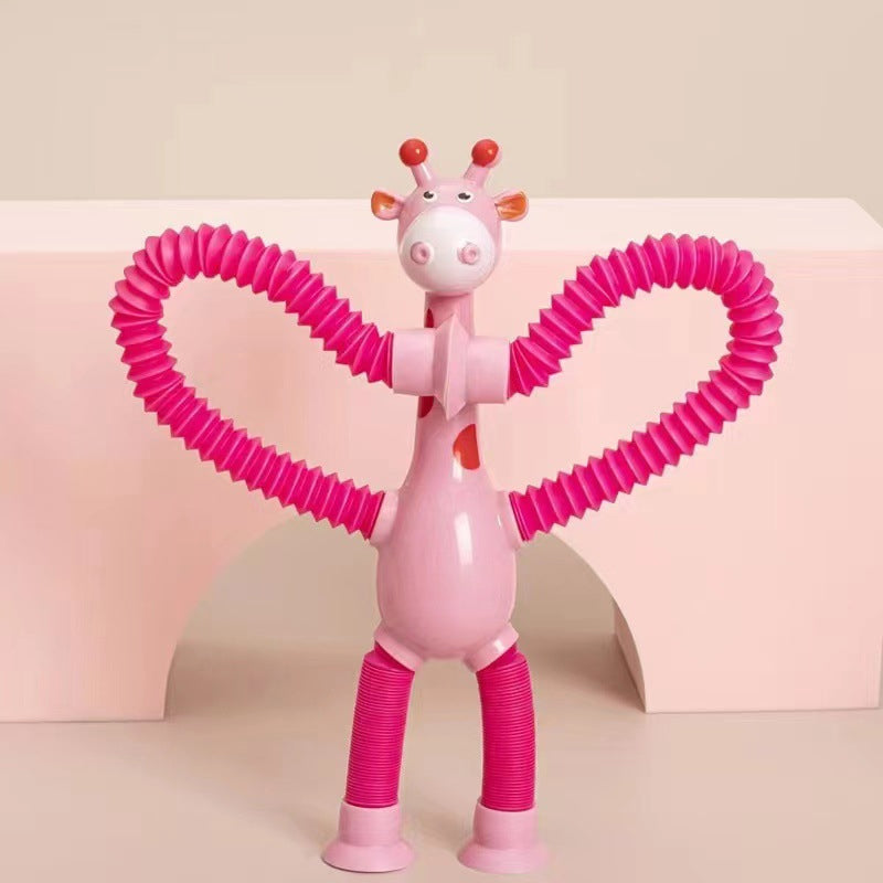 StretchGiraffe - Flexible Suction Cup Toy for Kids
