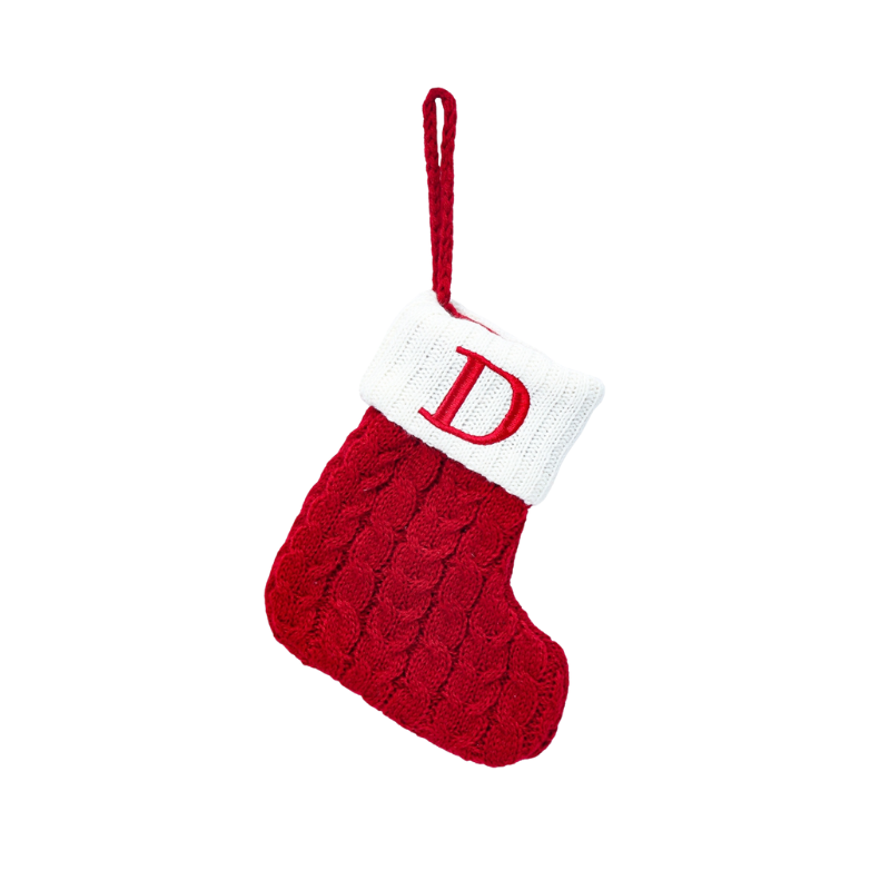 Snowflake Christmas Stockings - Festive Knitted Christmas Decorations