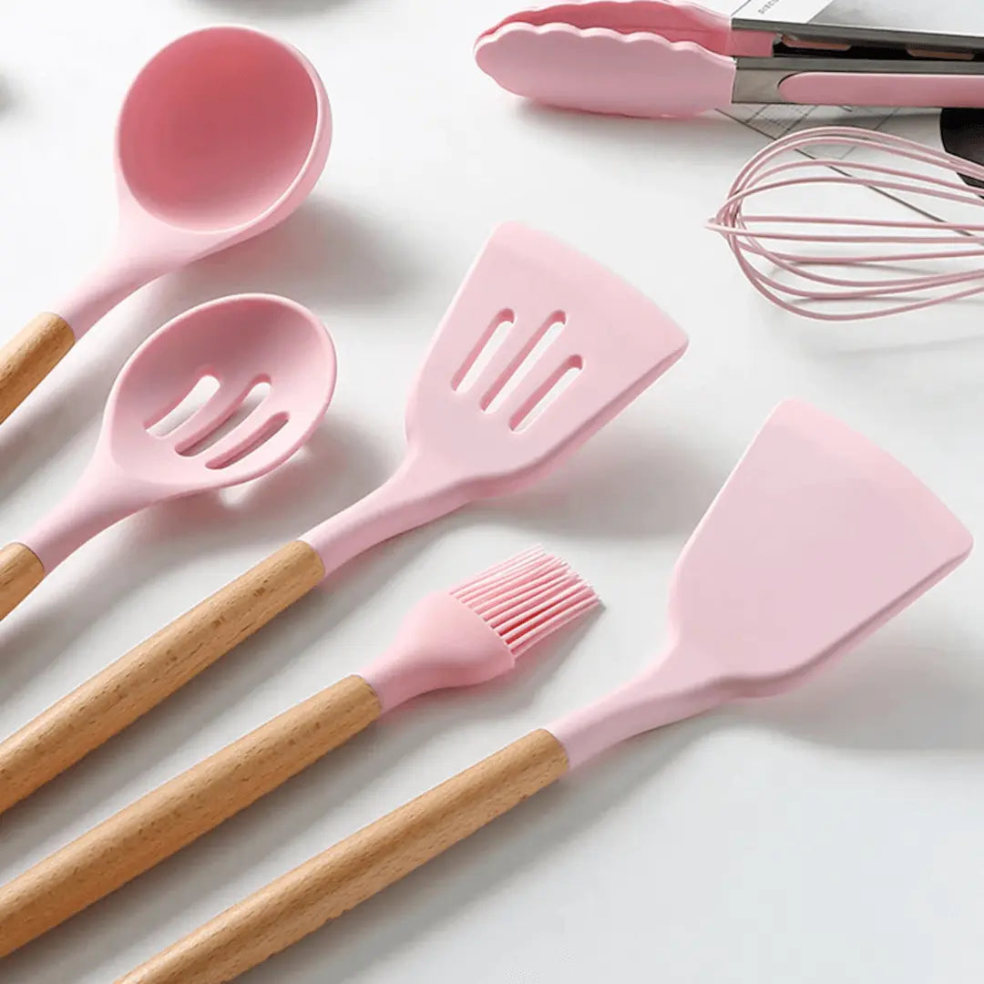 FlexiChef – Durable Silicone Kitchen Utensil Set