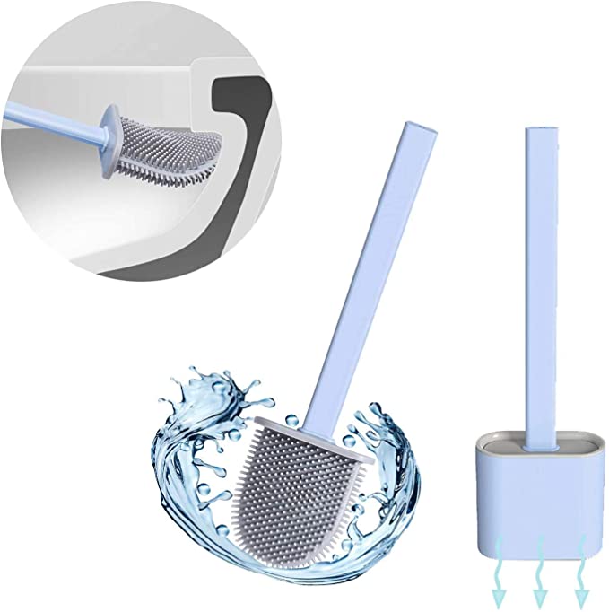 ChoreBuddy – Durable Silicone Toilet Brush Set