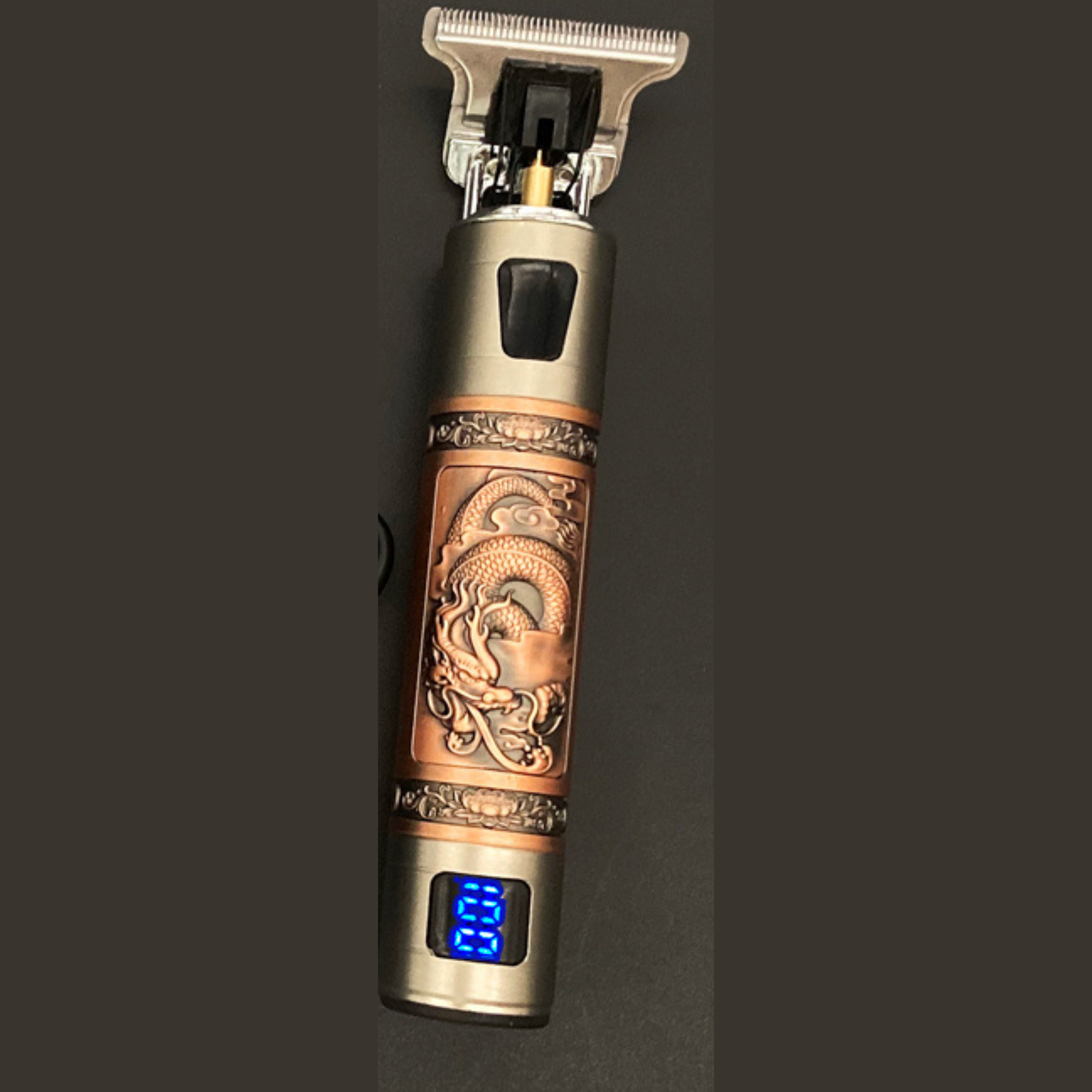 SkullTrim – Vintage Rechargeable Beard Trimmer with Attachments