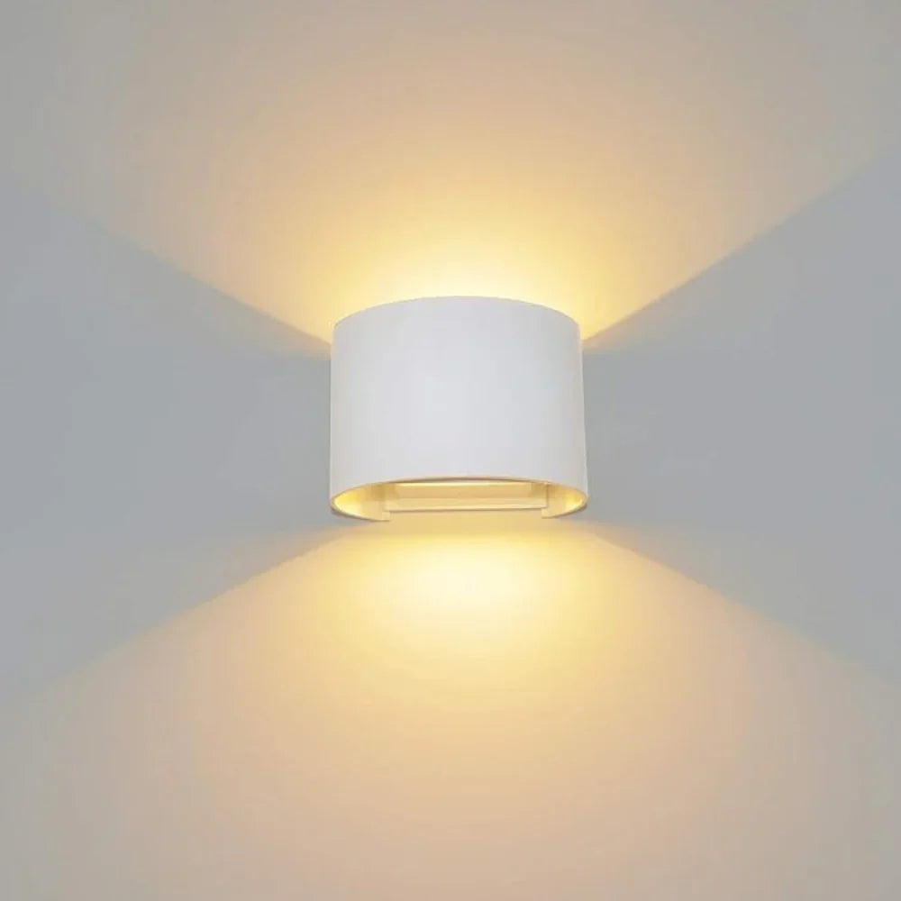 Lumière Royale - Stilig modern LED kub vägglampa (Vit)