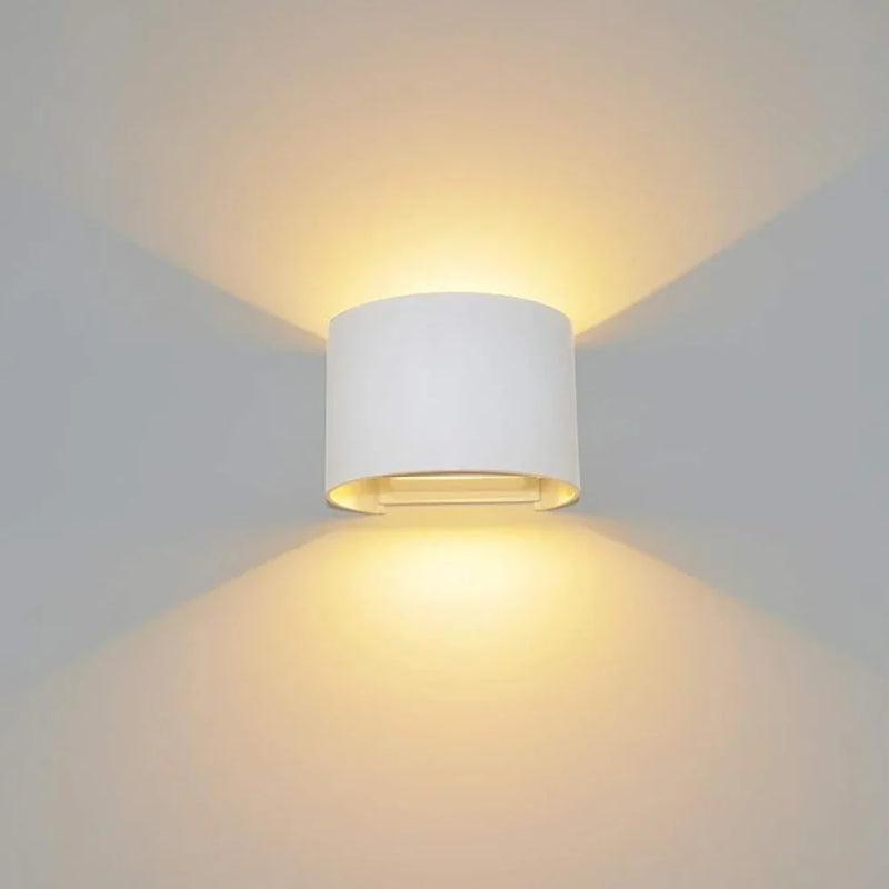 Lumière Royale - Stilig modern LED kub vägglampa (Vit)