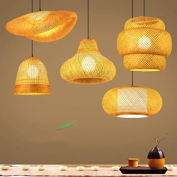 RayaLicht – Handmade Rattan Hanging Lamp for Your Interior