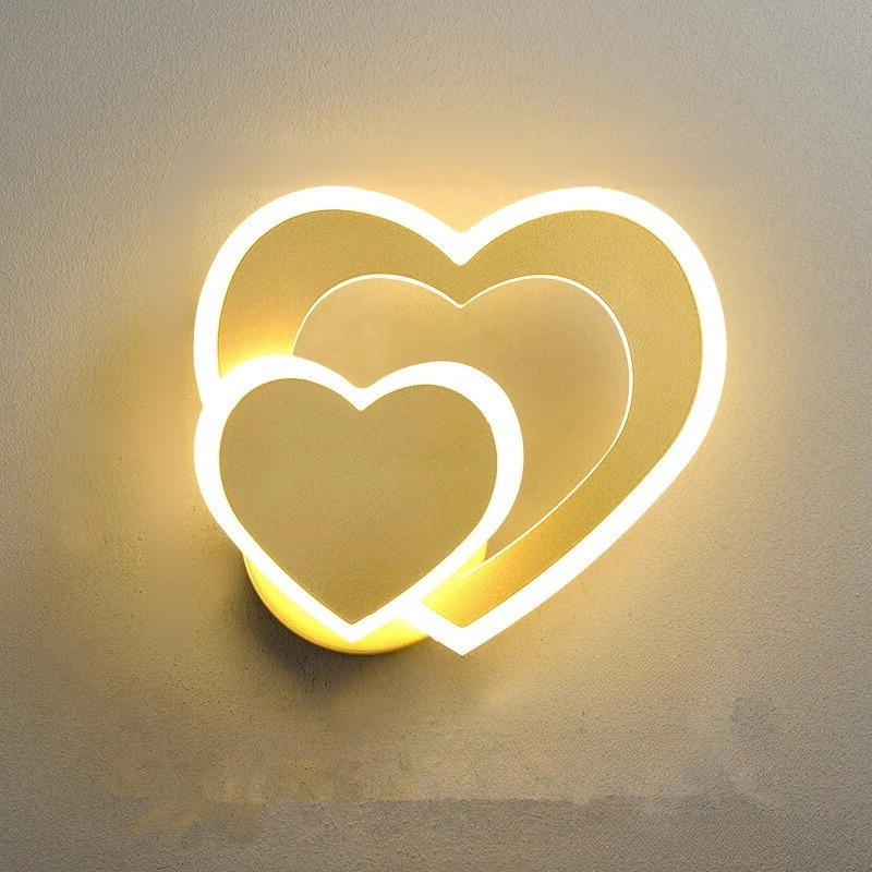 HeartGlow Vägglampa - Modern LED Belysning