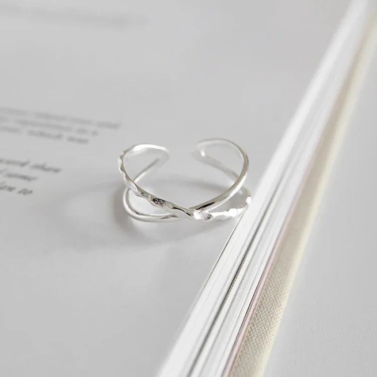 Adjustable Double Line Ring - Elegant Lina Design