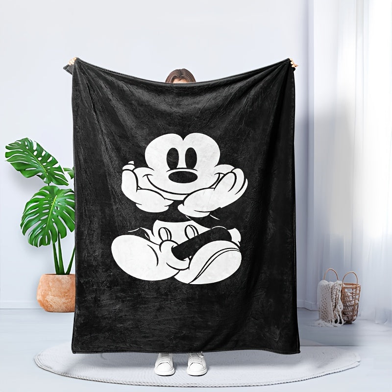MickeyDream – Playful Fleece Blanket for Comfort