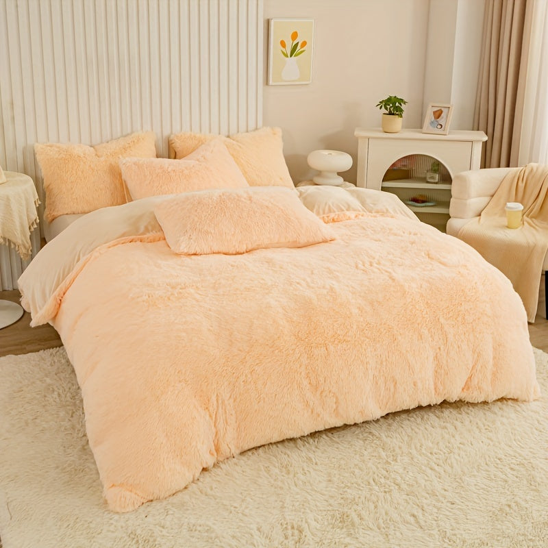 Ultra Plush Plush Bedding Set with Zipper - Luxury &amp; Comfort