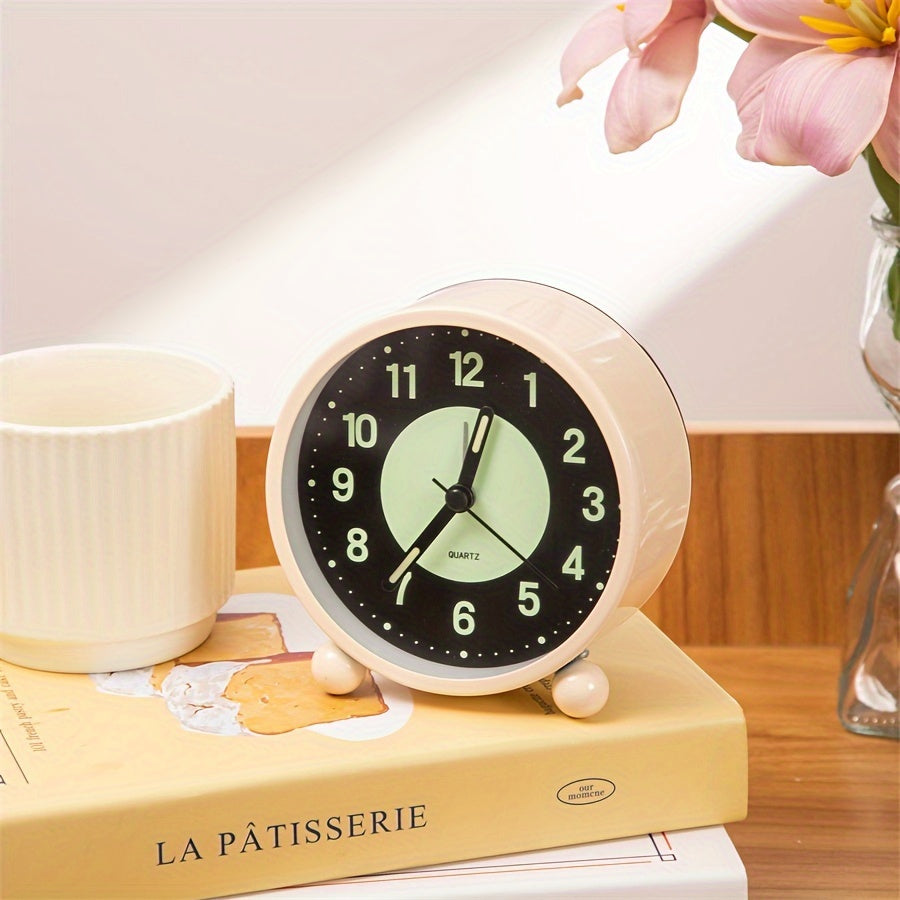 EleganceMetal Clock – Stylish Metal Alarm Clock with Night Light