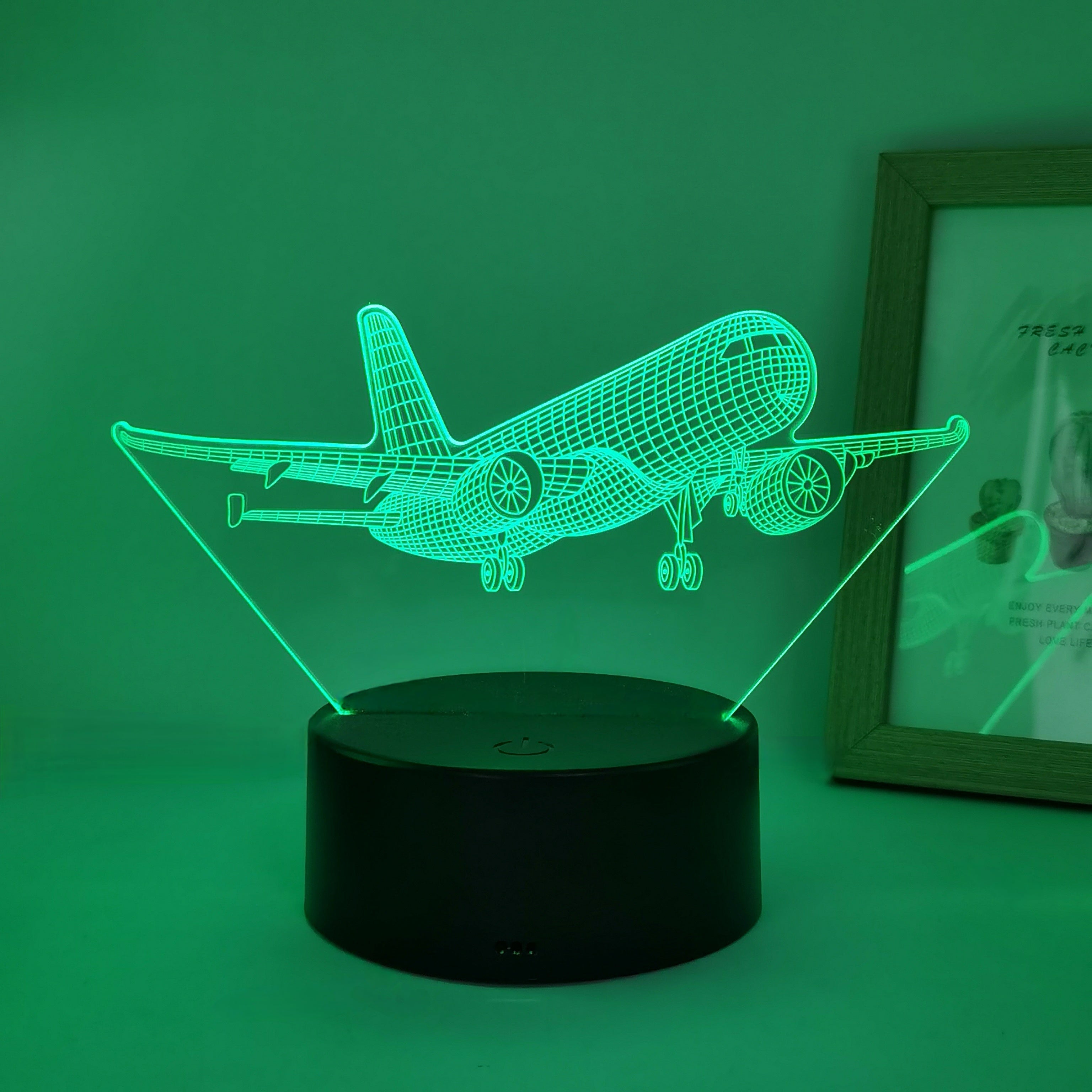 SkyGlow – 3D Airplane LED Night Light with USB