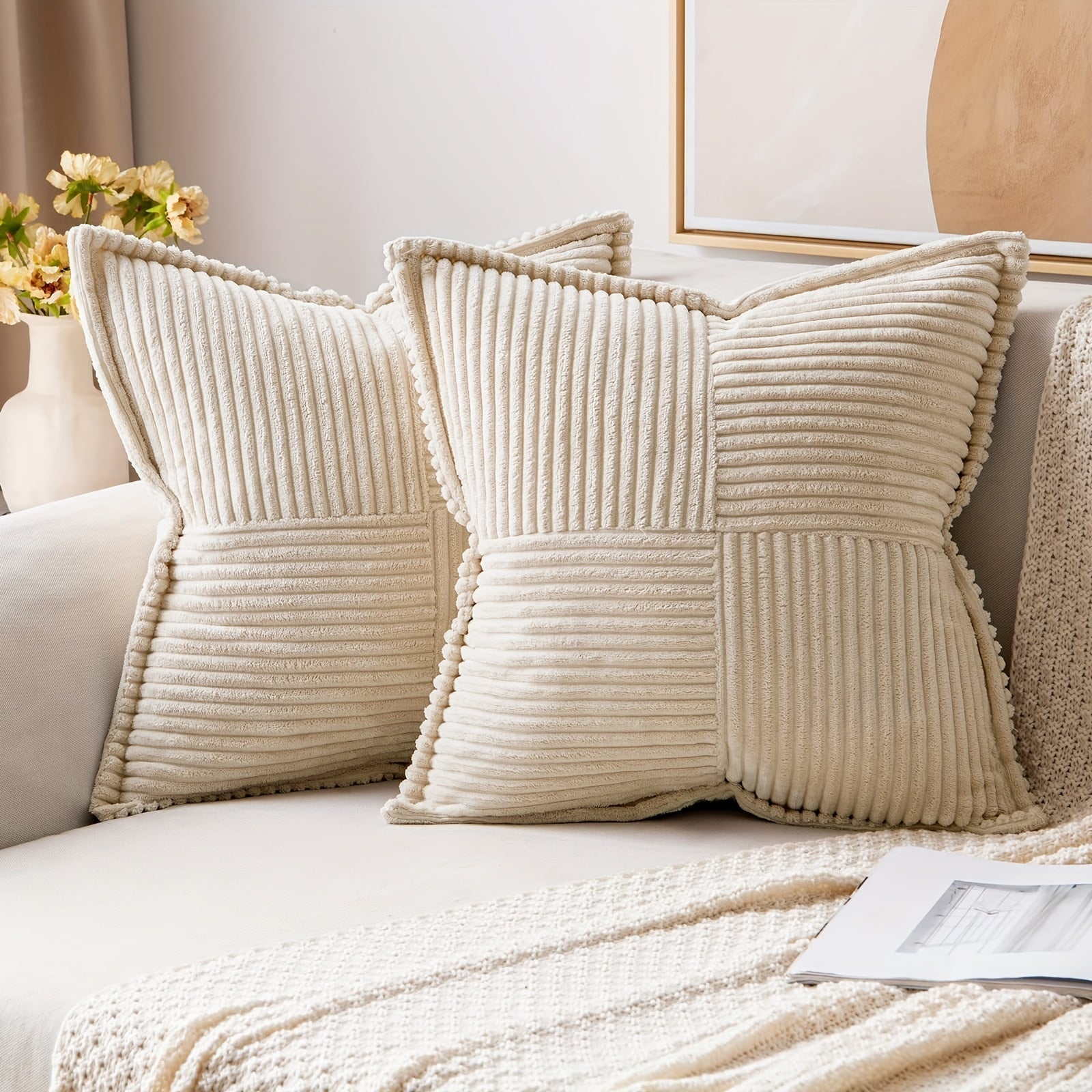 CozyNest Cushion Cover - Elegant Cushion Cover for Sofa and Bedroom