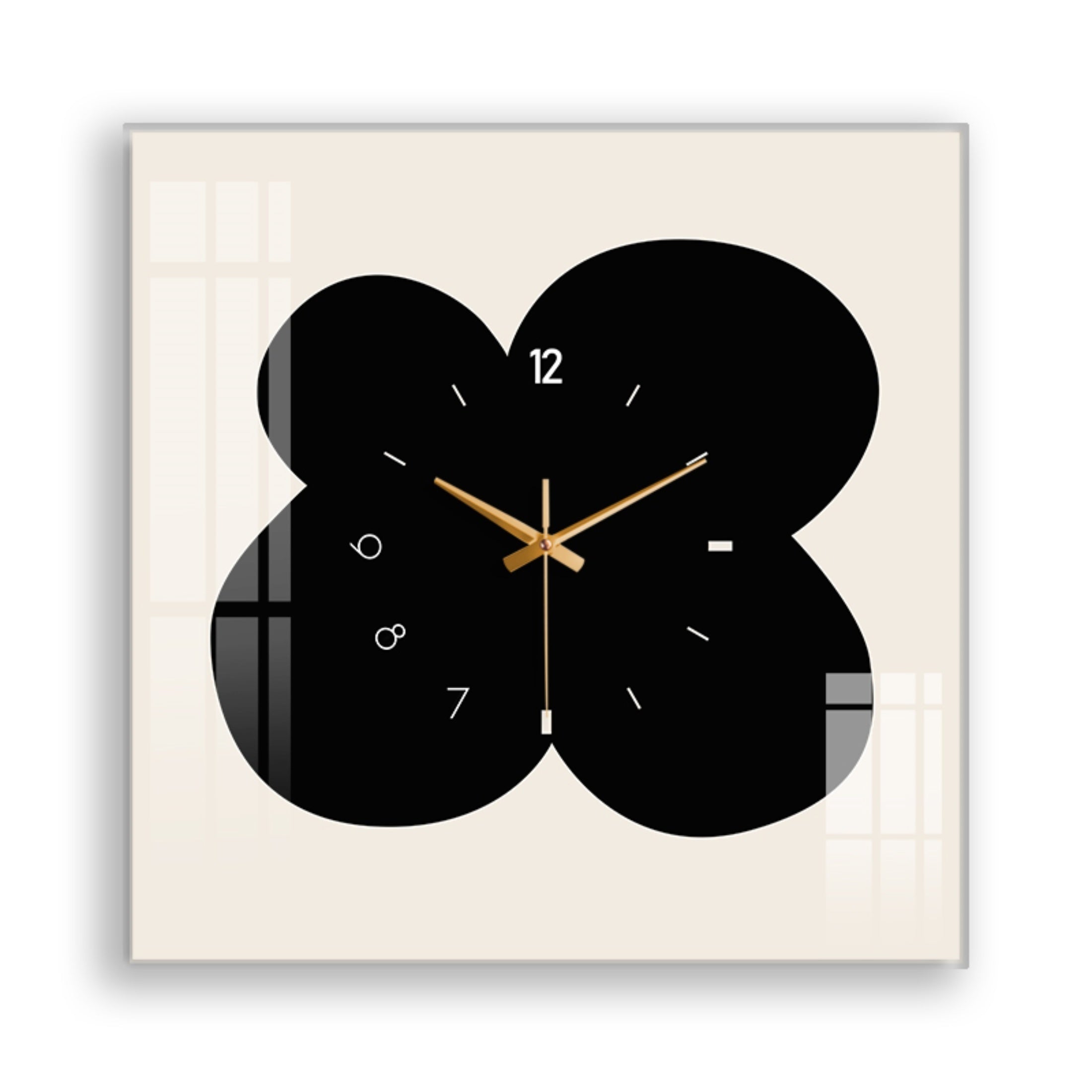 FloralTime Clock - Elegant Wall Clock with Flowers