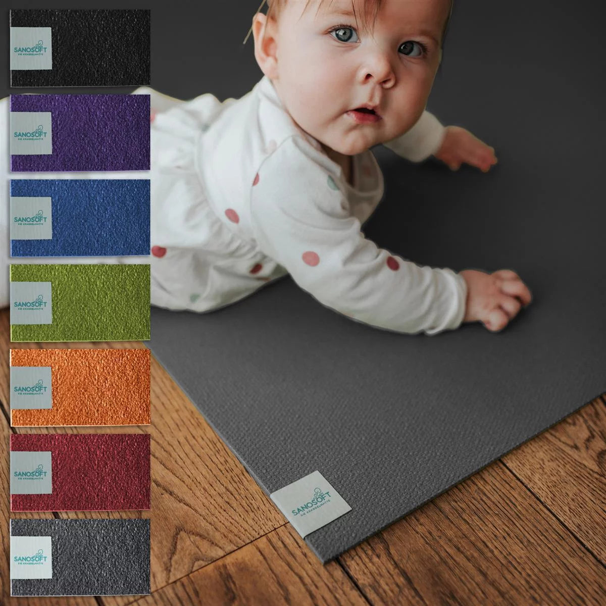 EcoPure Foam Rubber Mat - Durable &amp; Non-Slip Play Mat