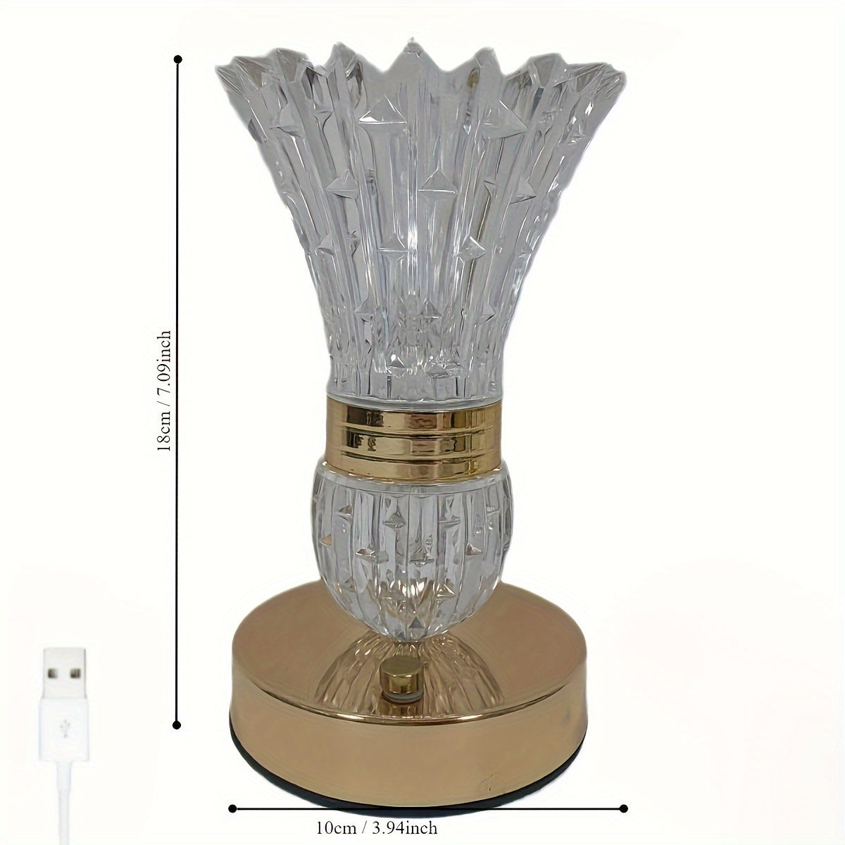GlowSphere - Adjustable LED Touch Light with USB