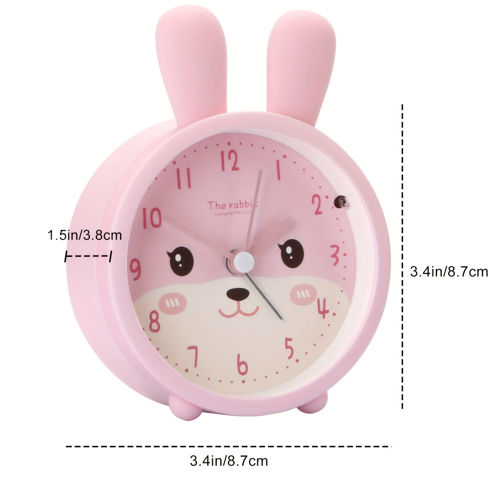 SilenTime Alarm Clock - Stylish Night Light with Silence